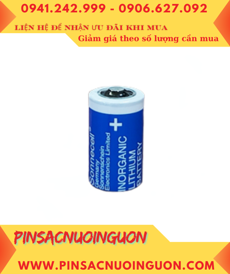 Sonnecell SL-750, Pin nuôi nguồn PLC Sonnecell SL-750 lithium 3.6v 1/2AA 1000mAh _Xuất xứ Đức