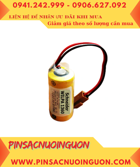 Schneider WILPA 1360; Pin nuôi nguồn Schneider WILPA 1360 2/3A 3V 1200mAh (Xuất xứ Nhật)