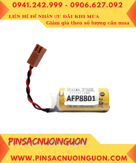 Panasonic AFP8801, Pin nuôi nguồn CNC Panasonic AFP8801 lithium 3V 1200mAh chính hãng/Xuất xứ NHẬT