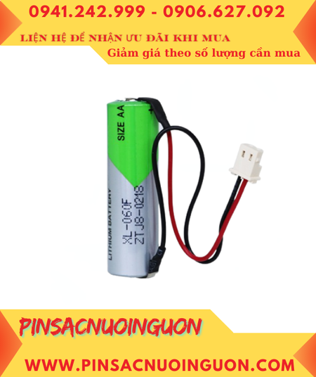 XENO XL-060F (ZẮC CẮM), Pin nuôi nguồn XENO XL-060F lithium 3.6v AA 2600mAh _Xuất xứ Hàn Quốc