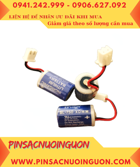 Sonnecell SL-750, Pin nuôi nguồn PLC Sonnecell SL-750 lithium 3.6v 1/2AA 1000mAh _Xuất xứ Đức