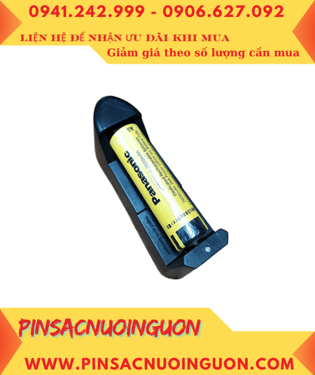 Bộ sạc pin 18650 HB-001 Kèm sẳn 1 pin sạc NCR18650 2600mAh 3.7v /HÀNG CÓ SẲN