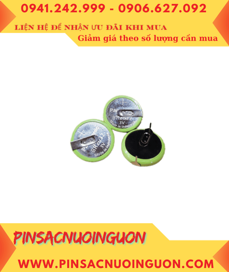 Panasonic BR2032HFN (2chân thép) _Pin 3v lithium Panasonic BR2032 (Chịu nhiệt cao 125°C) /X.xứ Indonesia