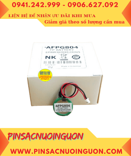 Pin AFPG804 ; Pin nuôi nguồn PLC Panasonic AFPG804 lithium 3v chính hãng