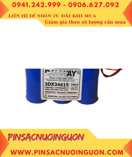 Ramway 3DX34615 (3 viên ghép với nhau), Pin nuôi nguồn Ramway 3DX34615 chính hãng