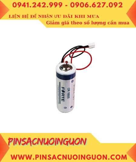 FORTE CR18505 (Zắc PH2.0-2P), Pin FORTE CR18505 Lithium Manganese 3v 2500mAh chính hãng