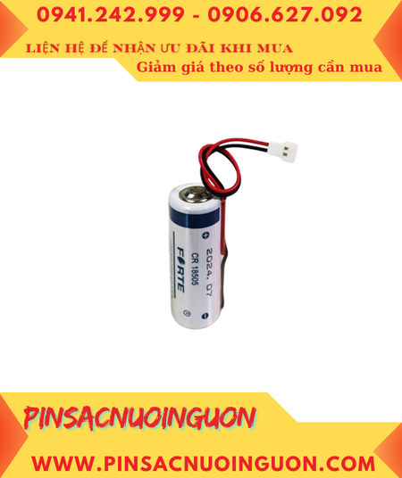 FORTE CR18505 (Zắc 51005), Pin FORTE CR18505 Lithium Manganese 3v 2500mAh chính hãng