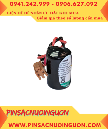 YASKAWA 34-369636-00; Pin nuôi nguồn YASKAWA 34-369636-00 lithium 3.6v 1/2AA 1200mAh