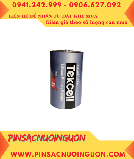 Pin Tekcell SB-D02; Pin nuôi nguồn PLC Tekcell SB-D02 lithium 3.6v D 19000mAh _Xuất xứ Hàn Quốc
