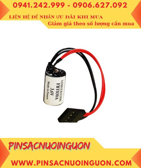 FUJI FBT030A ; Pin nuôi nguồn FUJI FBT030A lithium 3.6v 1/2AA 1000mAh _Made in Japan