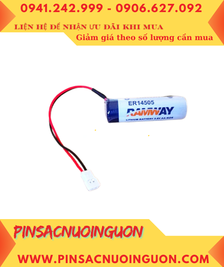 RAMWAY ER14505; Pin nuôi nguồn RAMWAY ER14505 AA 2700mAh 3.6v (ZẮC CẮM) chính hãng