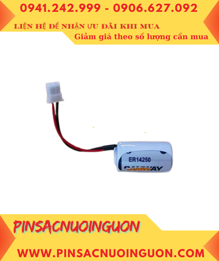 RAMWAY ER14250 (ZẮC CẮM); Pin nuôi nguồn RAMWAY ER14250 3.6v 1/2AA 1200mAh chính hãng