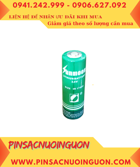Pin ER18505 _Pin Sunmoon ER18505; Pin nuôi nguồn Sunmoon ER18505 lithium 3.6v 4000mAh chính hãng