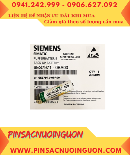 Siemens S7-400; Pin nuôi nguồn PLC Siemens S7-400 lithium 3.6v AA 2600mAh chính hãng _Xuất xứ PHÁP