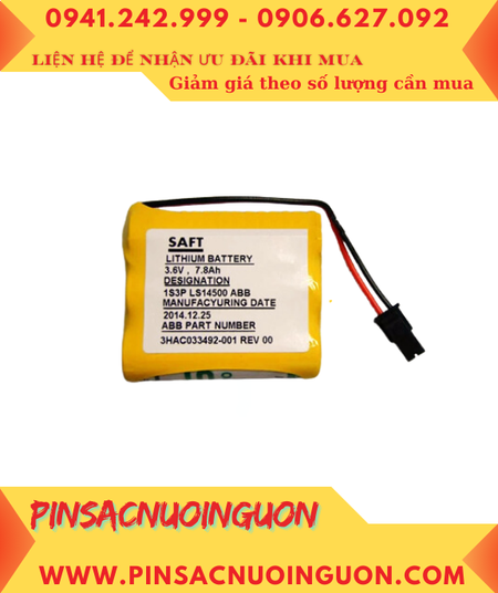 ABB Robots 1S3PLS14500, Pin nuôi nguồn ABB Robots 1S3PLS14500 lithium 3.6v 7800mAh /Xuất xứ PHÁP