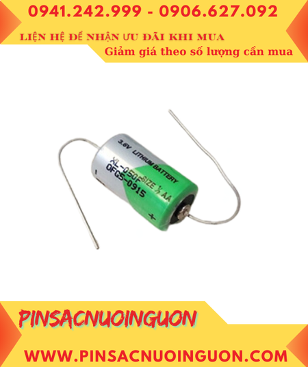 XENO XL-050F (trục thép hàn); Pin nuôi nguồn XENO XL-050F lithium 3.6v 1/2AA 1200mAh _Xuất xứ Hàn Quốc