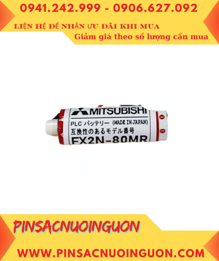 Mitsubishi FX2N-80MR, Pin nuôi nguồn Mitsubishi FX2N-80MR lithium 3.6v 1800mAh (Xuất xứ Nhật)