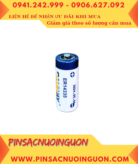 RAMWAY ER14335, Pin nuôi nguồn RAMWAY ER14335 Lithium 3.6v Thionyl Chloride (Li-SOCl2) Cylindrical