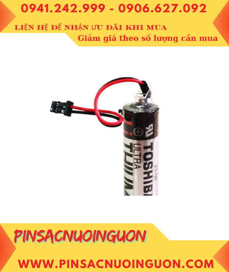 Toshiba ER6V (Chuẩn Châu Âu EU-Zắc DF1.35); Pin nuôi nguồn ER6V lithium 3.6v AA 2000mAh,X.xứ Nhật
