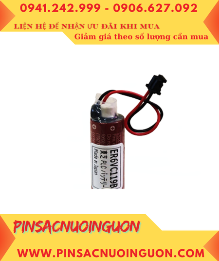 Maxell ER6C (ER6VC119B); Pin nuôi nguồn PLC Maxell ER6C 3.6v AA1800mAh Lithium Thionyl Chloride