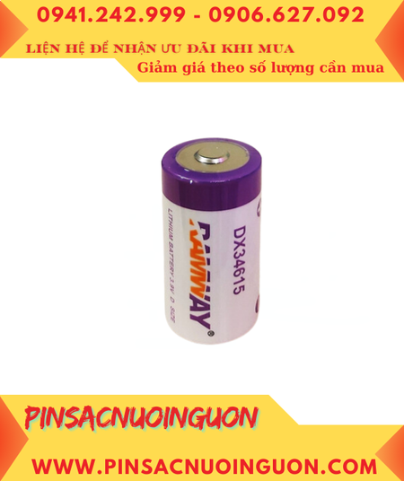 RAMWAY DX34615, Pin nuôi nguồn PLC RAMWAY DX34615 lithium 3.9v 16600mAh chính hãng