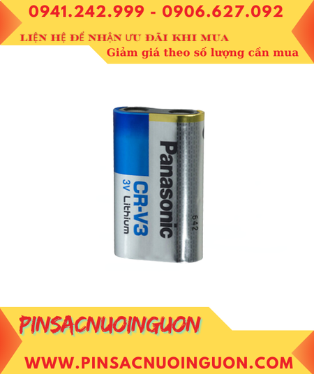 Pin CR-V3; Pin Panasonic CR-V3; Pin nuôi nguồn Panasonic CR-V3 lithium 6v chính hãng _ Xuất xứ Nhật