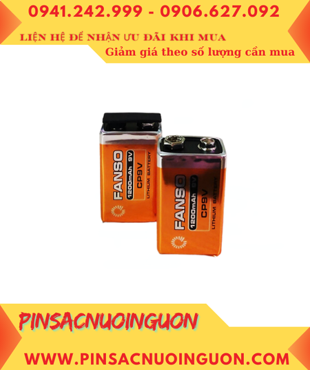 FANSO CP9V, Pin nuôi nguồn 9v Lithium FANSO CP9V 9V 1200mAh Lithium (LiMnO2) chính hãng