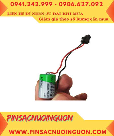 XENO XL-050F (ZẮC ĐEN); Pin nuôi nguồn XENO XL-050F lithium 3.6v 1/2AA 1200mAh _Xuất xứ Hàn Quốc