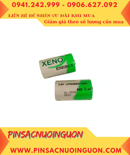 XENO XL-050F; Pin nuôi nguồn XENO XL-050F lithium 3.6v 1/2AA 1200mAh _Xuất xứ Hàn Quốc
