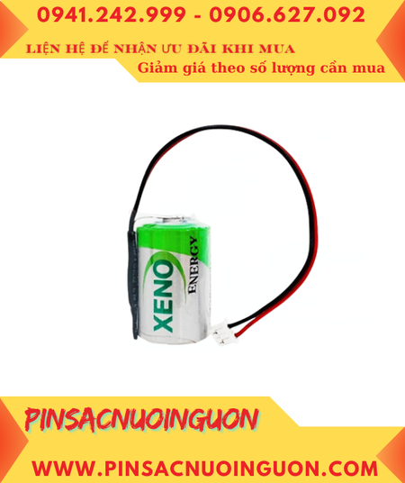 XENO XL-050F; Pin nuôi nguồn XENO XL-050F (ZẮC CẮM) 3.6v 1/2AA 1200mAh _Xuất xứ Hàn Quốc