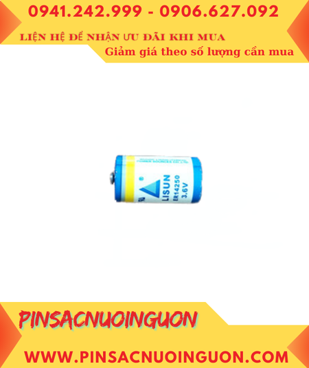 Lisun ER14250; Pin nuôi nguồn Lisun ER14250 lithium 3.6v 1/2AA 1200mAh chính hãng