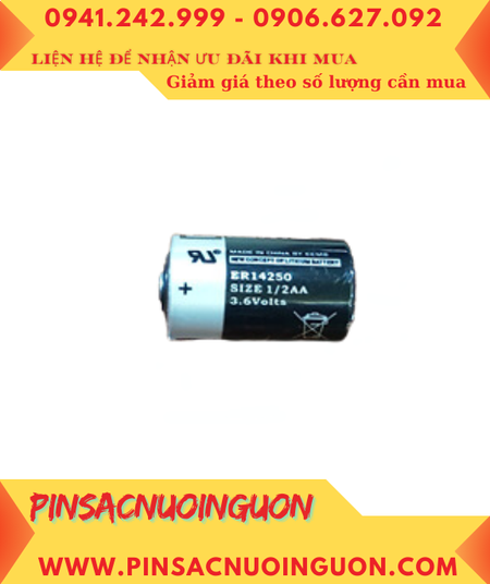 EEMB ER14250, Pin nuôi nguồn PLC EEMB ER14250 lithium 3.6v 1/2AA 1200mAh chính hãng