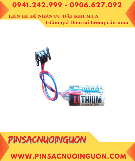 Toshiba ER3V; Pin nuôi nguồn Toshiba ER3V lithium 3.6v 1/2AA 1000mAh chính hãng _Xuất xứ Nhật