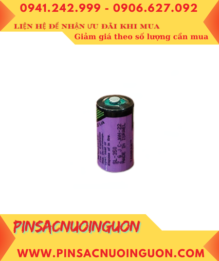 Tadiran SL-350; Pin nuôi nguồn Tadiran SL-350 lithium 3.6v 1/2AA 1200mAh chính hãng /Xuất xứ Israel