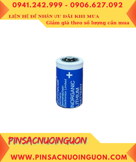 Sonnecell SL-750, Pin nuôi nguồn PLC Sonnecell SL-750 lithium 3.6v 1/2AA 11000mAh _Xuất xứ Đức