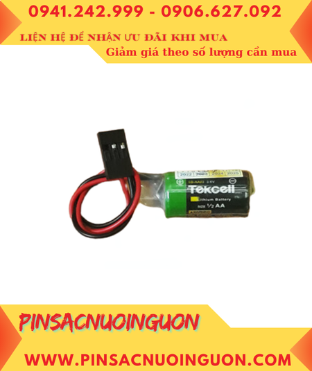 Tekcell SB-AA02; Pin nuôi nguồn PLC Tekcell SB-AA02 lithium 3.6v 1/2AA 1200mAh _Xuất xứ Hàn Quốc