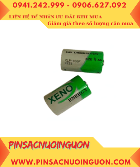 XENO XLP-050F; Pin nuôi nguồn XENO XLP-050F lithium 3.6v 1/2AA 1200mAh _Xuất xứ Hàn Quốc