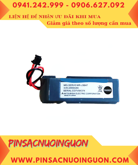 Mitsubishi MRJ3BAT; Pin nuôi nguồn Mitsubishi MRJ3BAT lithium 3.6v AA 2000mAh _Xuất xứ Nhật