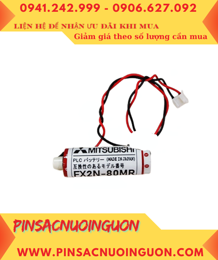 Mitsubishi FX2N-80MR, Pin nuôi nguồn Mitsubishi FX2N-80MR lithium 3.6v 1800mAh (Xuất xứ Nhật)