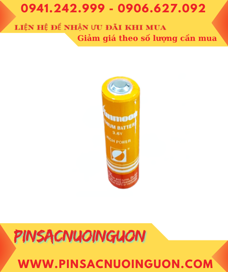 Sunmoon ER14505M; Pin nuôi nguồn Sunmoon ER14505M LI/SOCl₂ SPIRAL 3.6v AA 1800mAh chính hãng