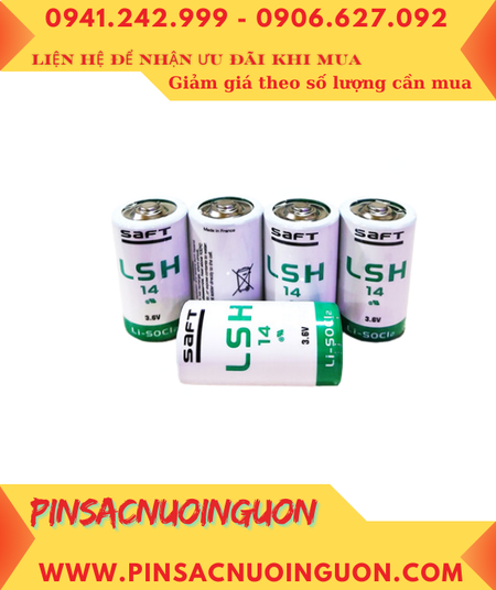 Pin Saft LSH14 _Pin LSH14; Pin nuôi nguồn PLC Saft LSH14 lithium 3.6v C 5800mAh _Xuất xứ Pháp
