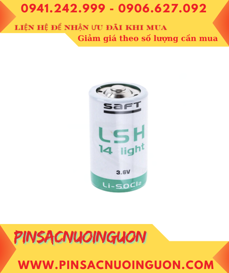 Saft LSH14 Light, Pin nuôi nguồn PLC Saft LSH14 Light Lithium 3.6v C 3600mAh (Xuất xứ Pháp)