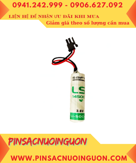 Saft LS14500 _Pin LS14500; Pin nuôi nguồn PLC Saft LS14500 lithium 3.6v AA 2600mAh _Xuất xứ Pháp