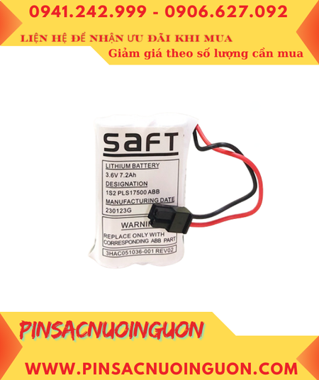 ABB 1S2PLS17500; Pin nuôi nguồn ABB 1S2PLS17500 lithium 3.6v 7200mAh chính hãng _Xuất xứ Pháp