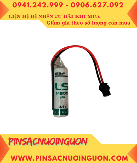Pin Saft LS14500 _Pin LS14500; Pin nuôi nguồn PLC Saft LS14500 lithium 3.6v AA 2600mAh _Xuất xứ Pháp