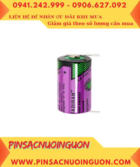 Pin Tadiran TL-5101: Pin nuôi nguồn Tadiran TL-5101 lithium 3.6v 1/2AA 950mAh _Xuất xứ Israel