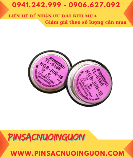 Pin Tadiran TL-5186; Pin nuôi nguồn Tadiran TL-5186 Lithium 3.6V 400mAh chính hãng _Xuất xứ Israel