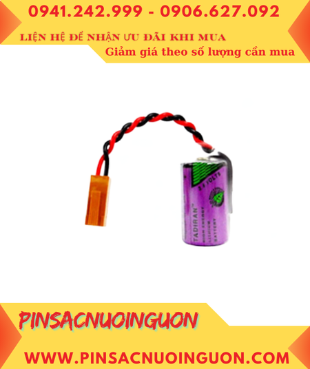 Pin Tadiran TL-2150; Pin nuôi nguồn PLC Tadiran TL-2150 lithium 3.6v 1/2AA 1000mAh _Xuất xứ Israel