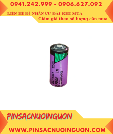 Tadiran SL-561; Pin nuôi nguồn Tadiran SL-561 lithium 3.6v 2/3AA 1100mAh (chịu nhiệt cao đến 125℃)