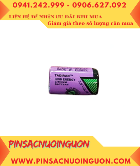 Tadiran TL-2151; Pin nuôi nguồn Tadiran TL-2151 lithium 3.6V 1/2AA 1000mAh chính hãng _Xuất xứ Israel